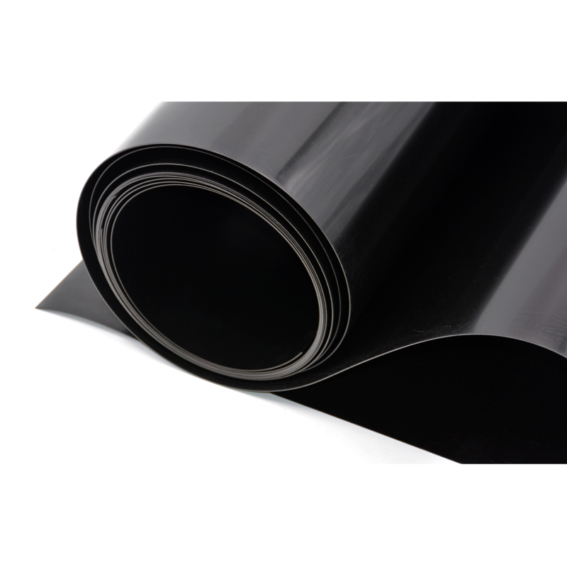 Lastra in plastica rigida nera ad alto impatto PS in polistirene espanso  flessibile 1MM