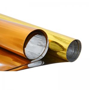 Rotoli di pellicola in PET metallizzato oro lucido da 120 micron Mylar Film per termoformatura