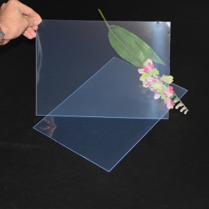 Strato di PVC di plastica trasparente spesso spesso caldo di vendita 1mm per il taglio del laser