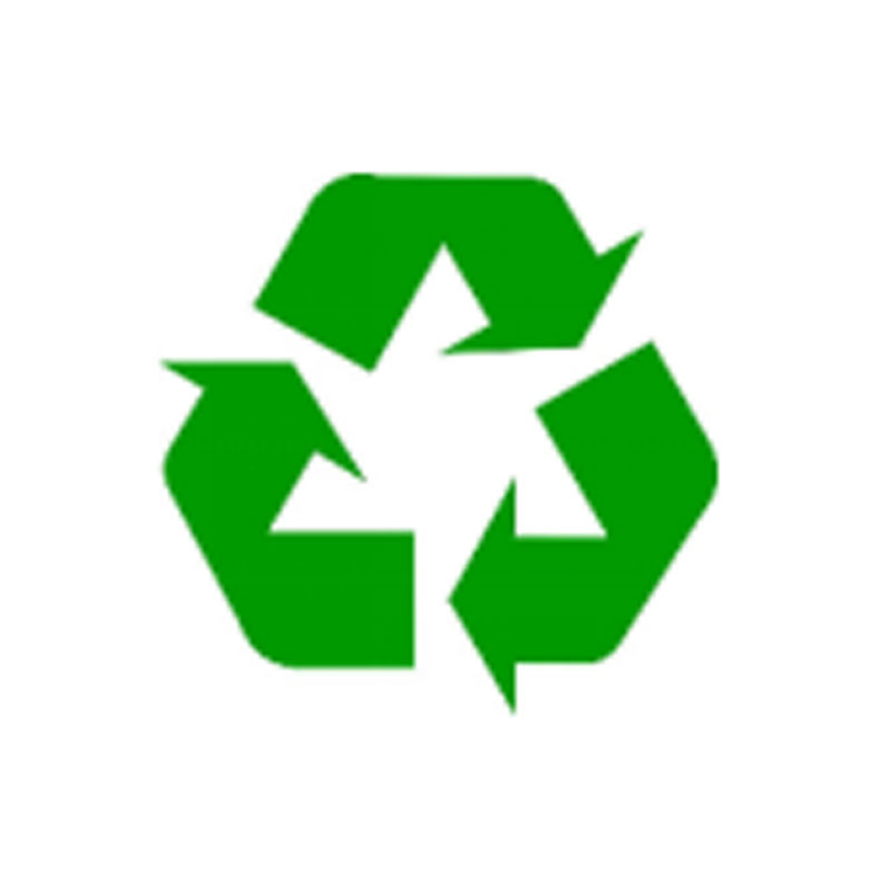 Logo di riciclaggio di plastica