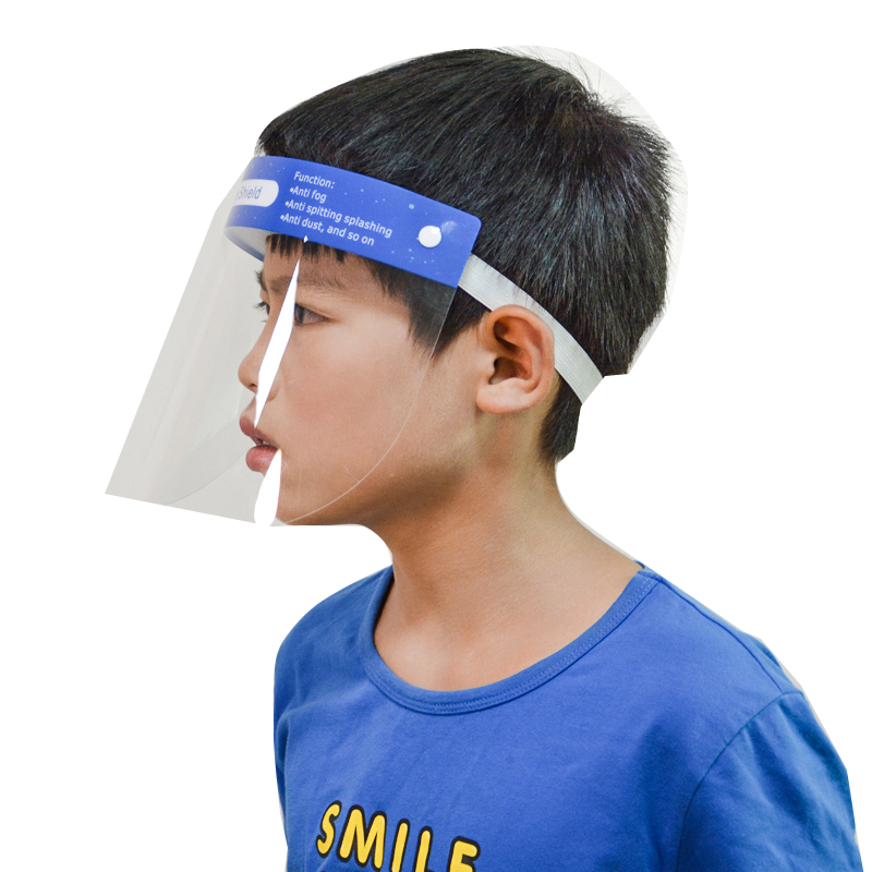 Protezione anti-appannamento PPE trasparente Protezione per il viso per bambini Protezione per il viso per bambini