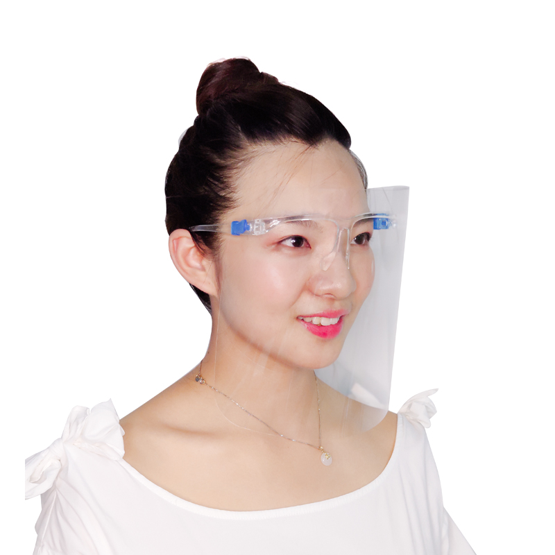 Fashion Full Cover Plastic Clear Visors Plastic Eye Shield Antinebbia Faceshield Glass